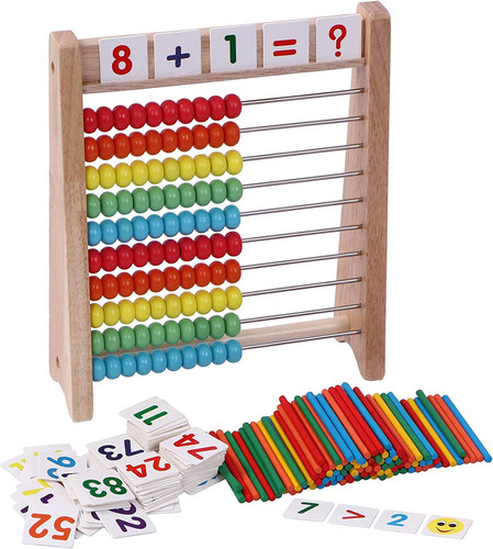 Wooden abacus for kids - wooden,