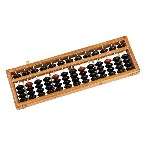 Row wooden plastic abacus - 13,